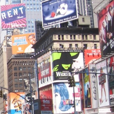 Times Square Musical Signs