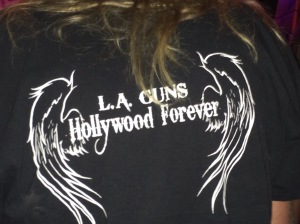 LA Guns t-shirt 