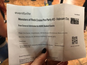 MORC Pre-Show ticket