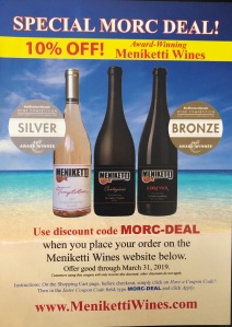 MORC 2019 Meneketti wines flyer